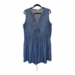 GAP Light Blue Chambray Dress